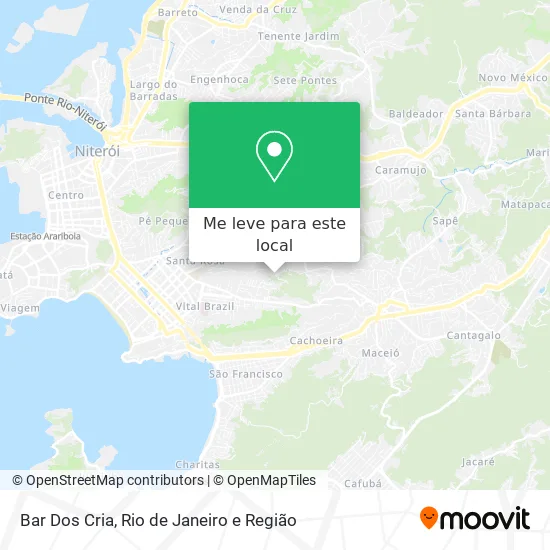 Bar Dos Cria mapa