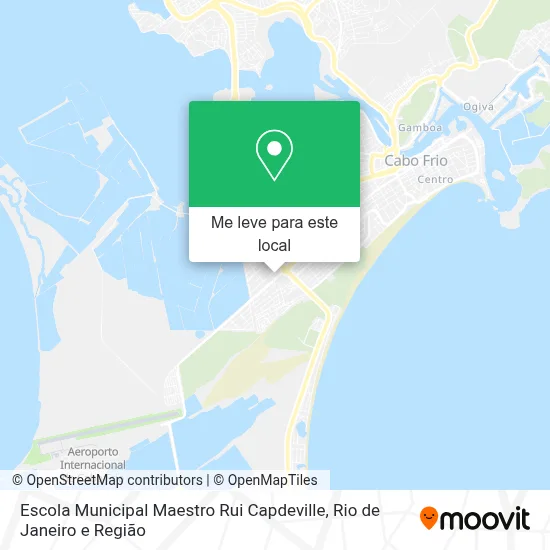 Escola Municipal Maestro Rui Capdeville mapa