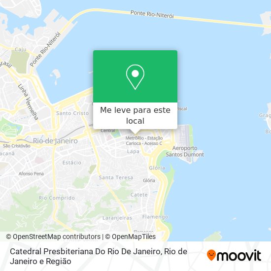 Catedral Presbiteriana Do Rio De Janeiro mapa