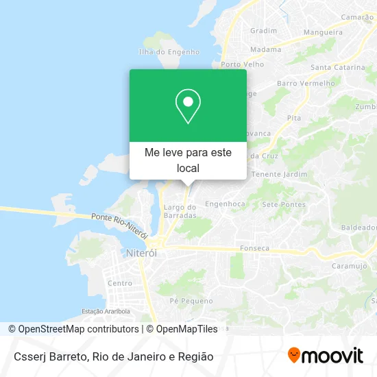 Csserj Barreto mapa