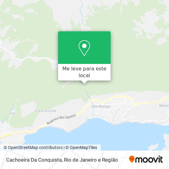 Cachoeira Da Conquista mapa