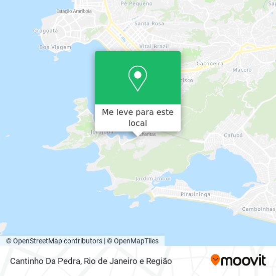 Cantinho Da Pedra mapa
