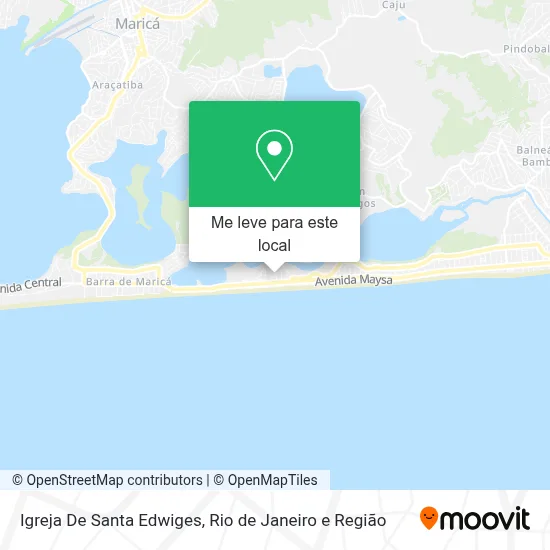 Igreja De Santa Edwiges mapa