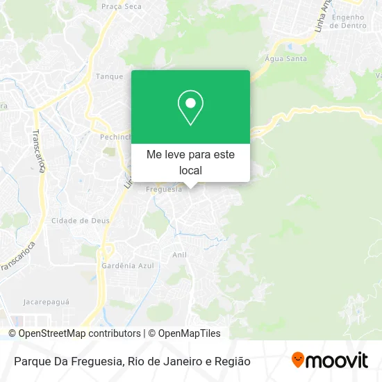 Parque Da Freguesia mapa
