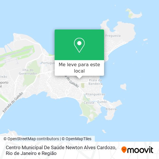 Centro Municipal De Saúde Newton Alves Cardozo mapa