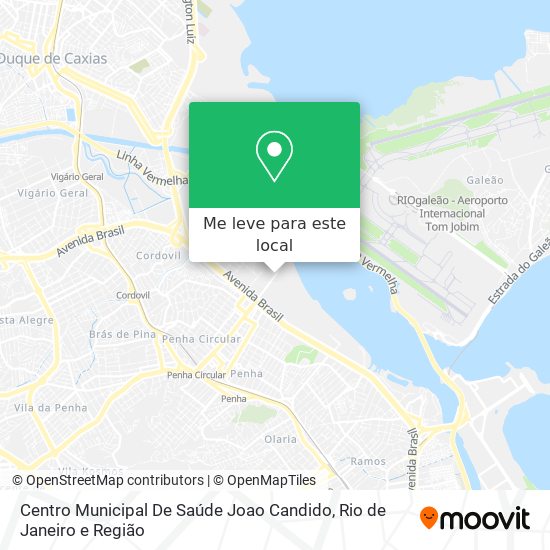 Centro Municipal De Saúde Joao Candido mapa