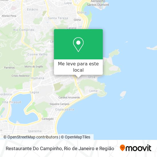 Restaurante Do Campinho mapa