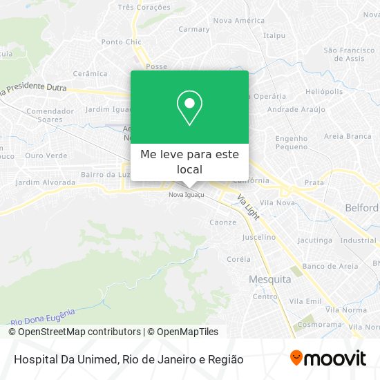 Hospital Da Unimed mapa
