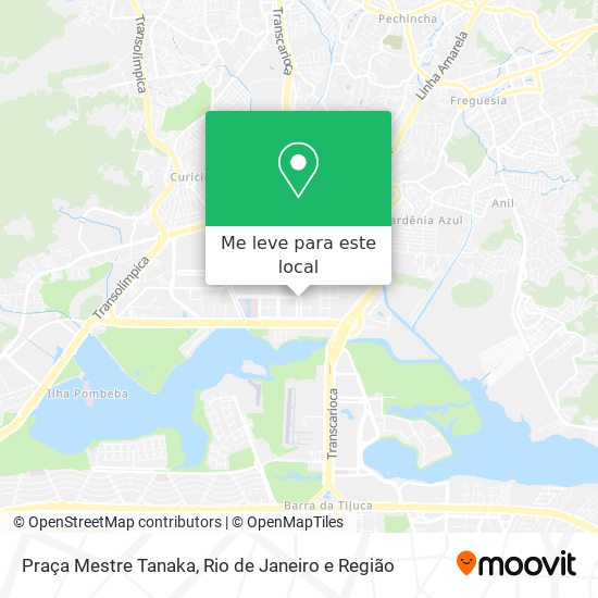 Praça Mestre Tanaka mapa