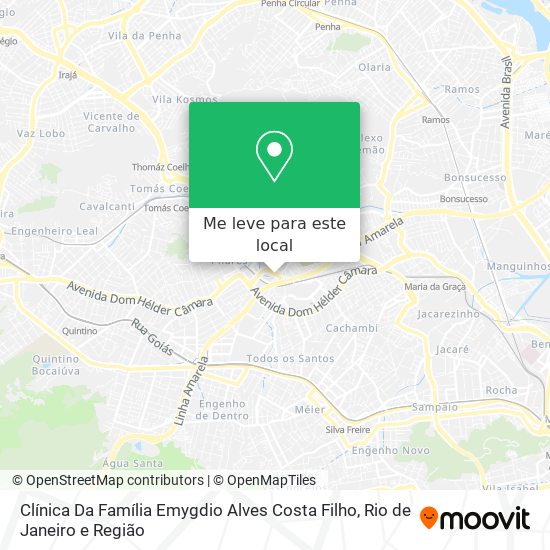 Clínica Da Família Emygdio Alves Costa Filho mapa