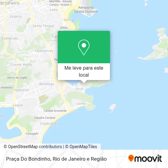 Praça Do Bondinho mapa