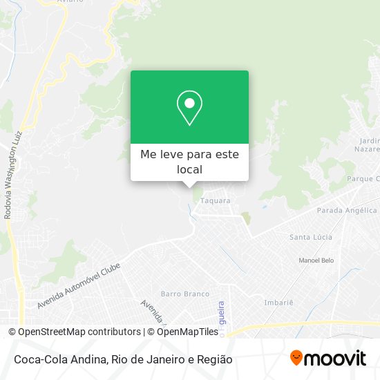 Coca-Cola Andina mapa