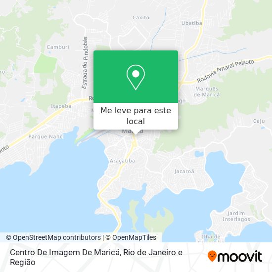 Centro De Imagem De Maricá mapa