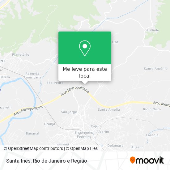 Santa Inês mapa