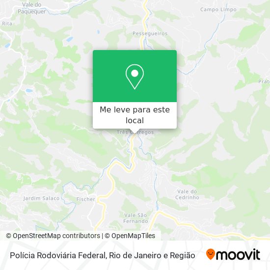 Polícia Rodoviária Federal mapa