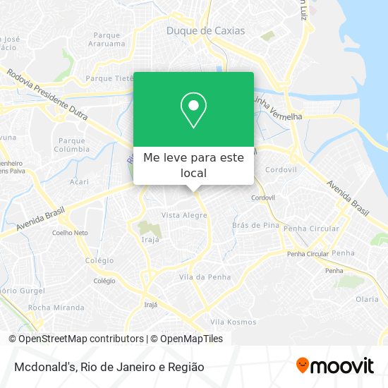 Mcdonald's mapa
