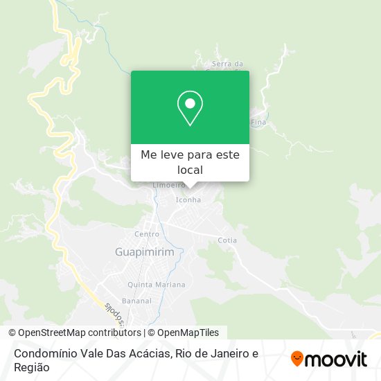 Condomínio Vale Das Acácias mapa