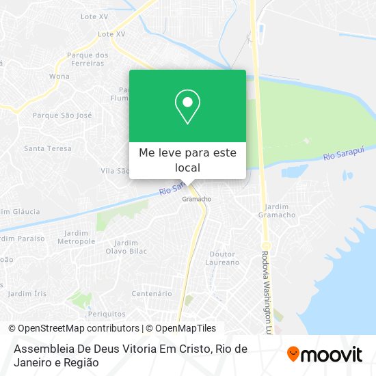 Assembleia De Deus Vitoria Em Cristo mapa