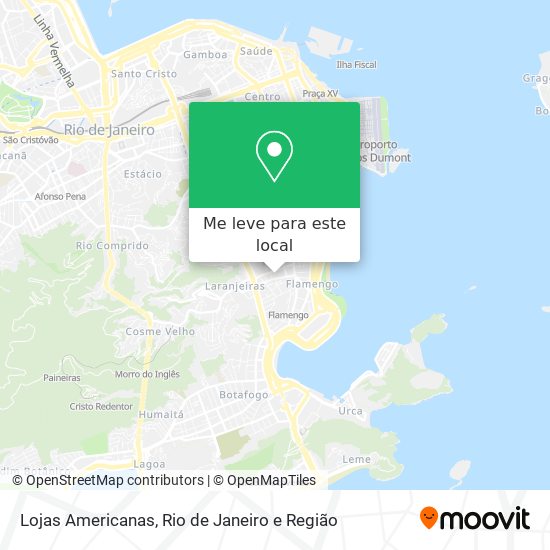 Lojas Americanas mapa