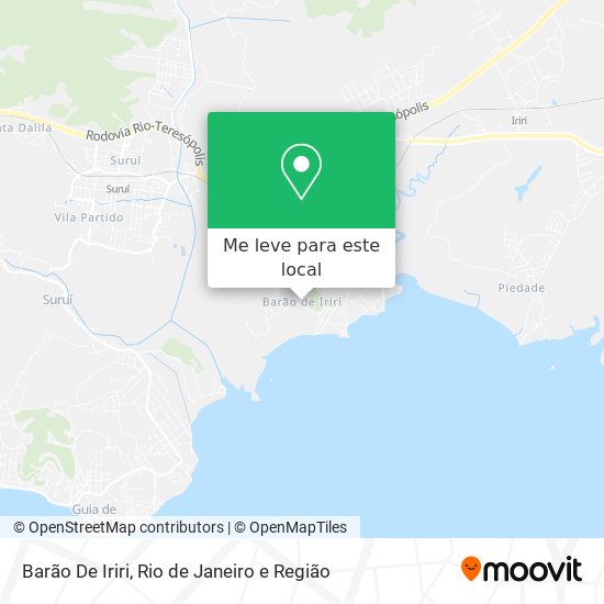 Barão De Iriri mapa
