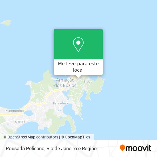 Pousada Pelicano mapa