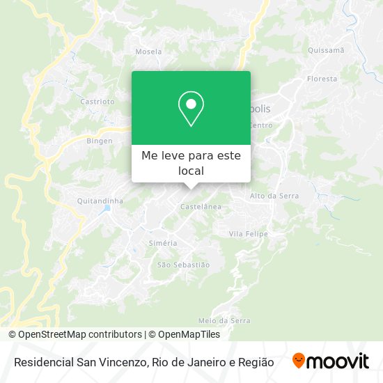 Residencial San Vincenzo mapa