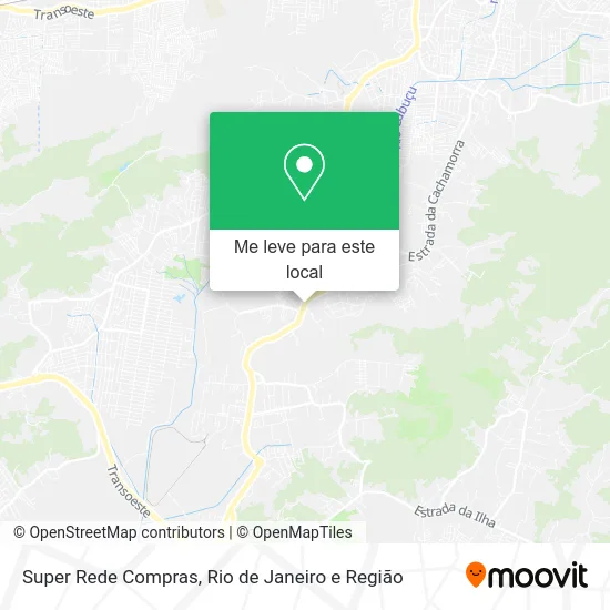 Super Rede Compras mapa