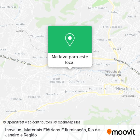 Inovalux - Materiais Elétricos E Iluminação mapa