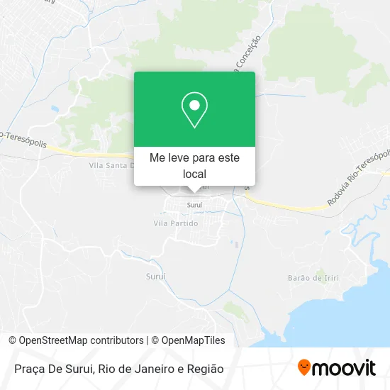 Praça De Surui mapa