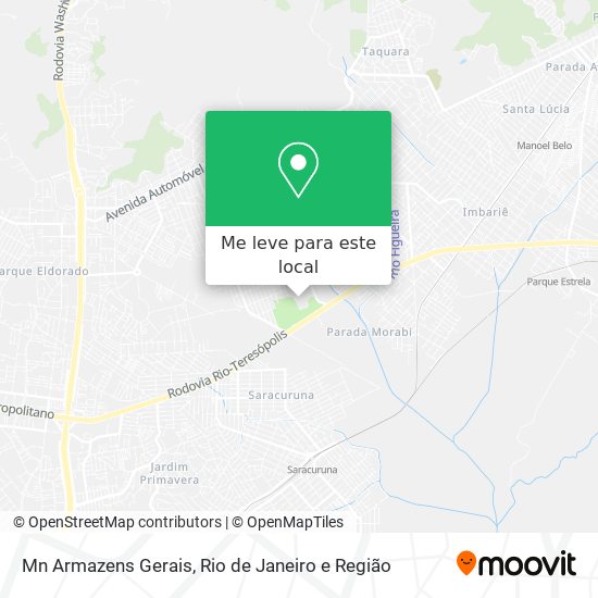 Mn Armazens Gerais mapa