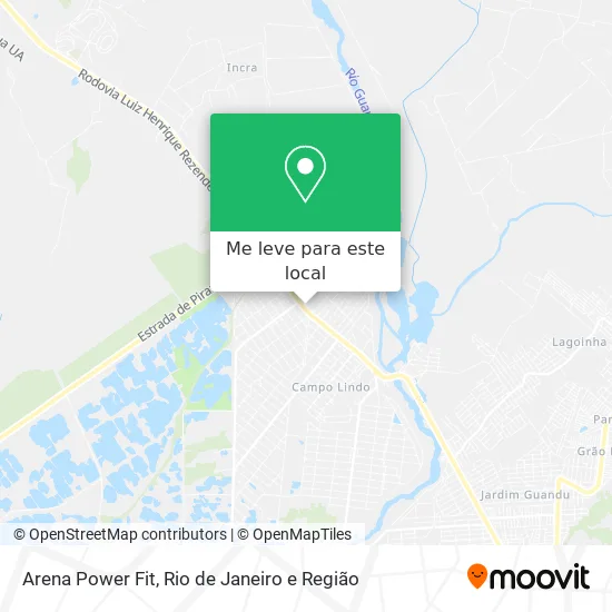 Arena Power Fit mapa