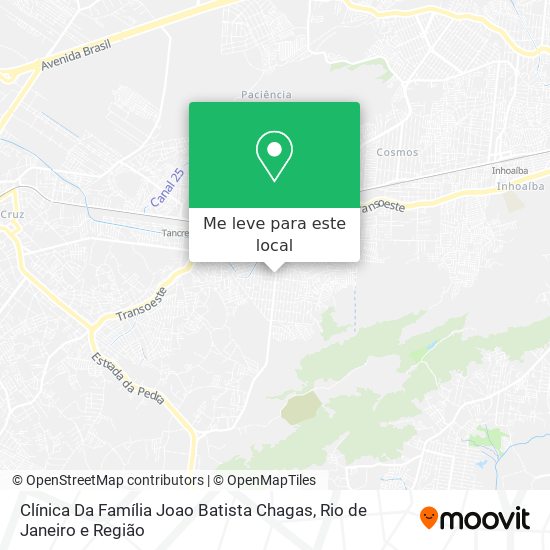 Clínica Da Família Joao Batista Chagas mapa