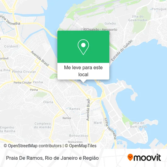 Praia De Ramos mapa