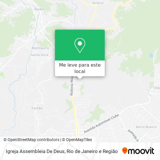 Igreja Assembleia De Deus mapa