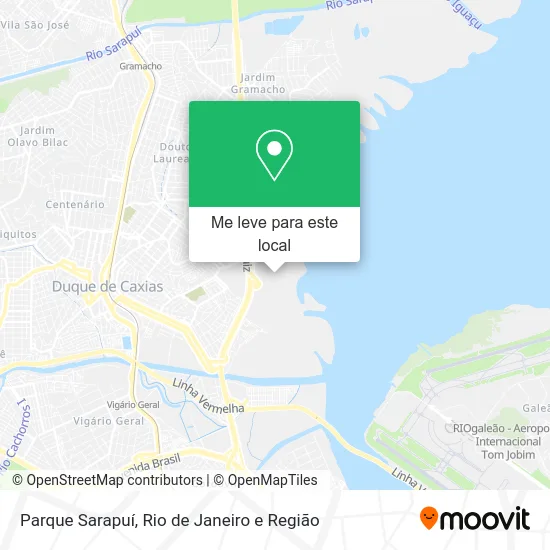 Parque Sarapuí mapa