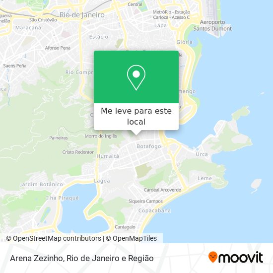 Arena Zezinho mapa