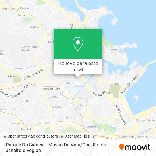 Parque Da Ciência - Museu Da Vida / Coc mapa