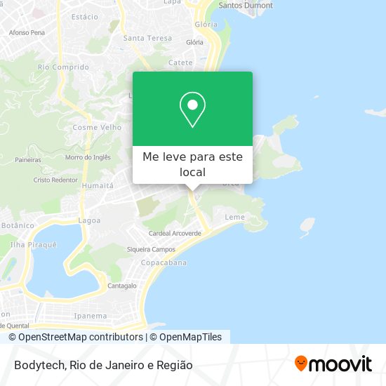 Bodytech mapa