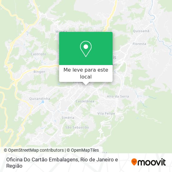 Oficina Do Cartão Embalagens mapa