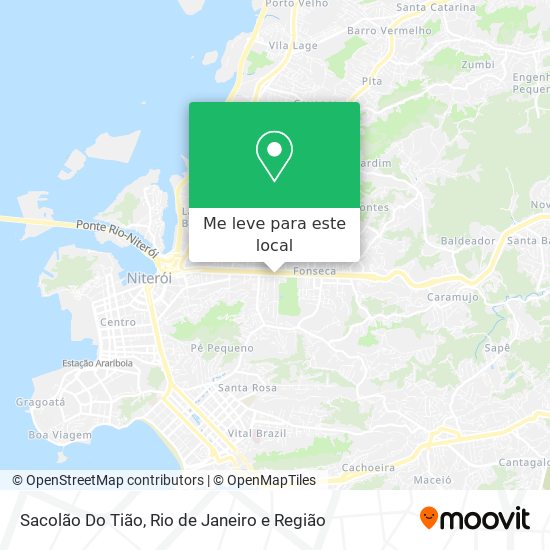 Sacolão Do Tião mapa