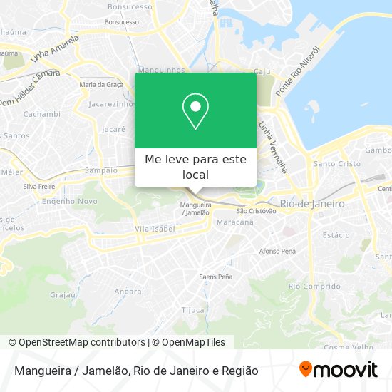 Mangueira / Jamelão mapa