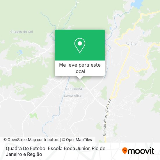 Quadra De Futebol Escola Boca Junior mapa