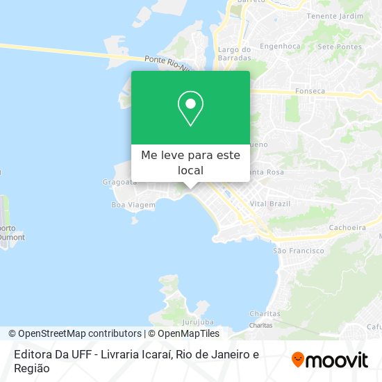 Editora Da UFF - Livraria Icaraí mapa