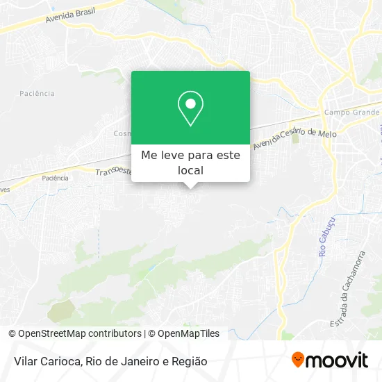 Vilar Carioca mapa