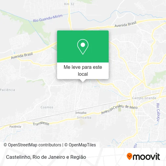 Castelinho mapa