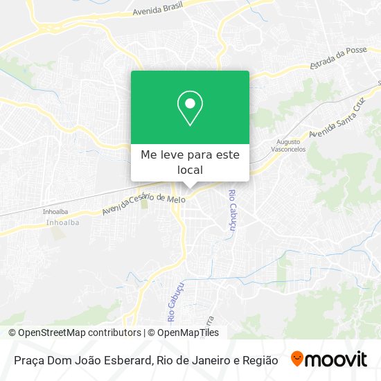 Praça Dom João Esberard mapa
