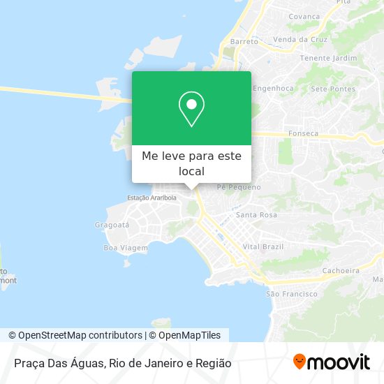Praça Das Águas mapa