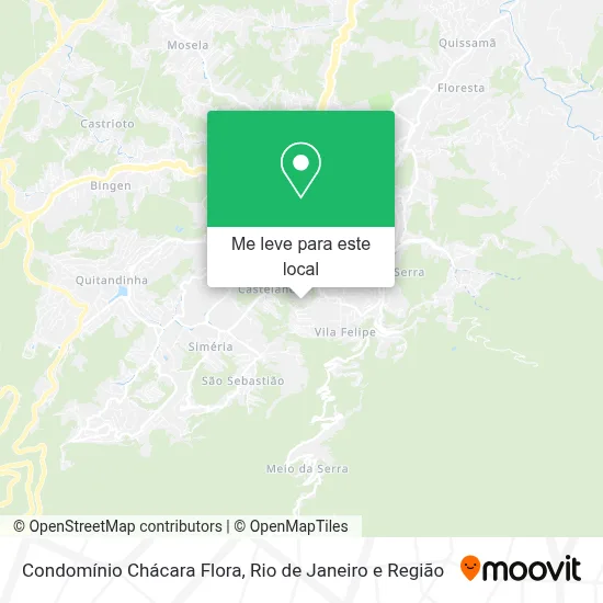 Condomínio Chácara Flora mapa