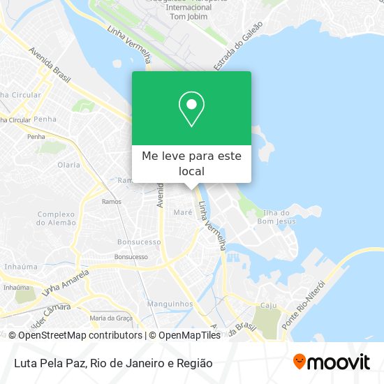 Luta Pela Paz mapa