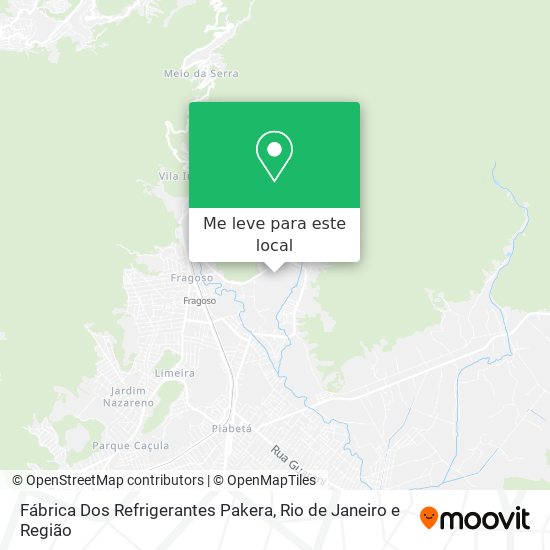 Fábrica Dos Refrigerantes Pakera mapa